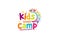 Illustration vector graphic of kids summer camp colour full logo design template