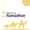 Illustration vector graphic Marhaban Ya Ramadhan