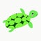 Illustration Vector Graphic of Turtle underwater character aquatic