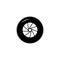 Illustration Vector graphic of wheel tire car icon
