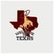 Illustration vector of logo texas country