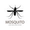 illustration vector. Target on mosquito. Mosquitoes carry many disease such as dengue fever, zika disease,enchaphalitits and else