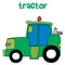 Illustration vector of tractor collection