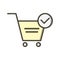 Illustration Verified Cart Items Icon For Personal And Commercial Use.