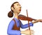 Illustration of Violinist