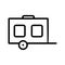 Illustration Wagon Icon For Personal And Commercial Use.