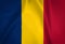 Illustration waving state flag of Chad