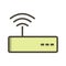Illustration WiFi Icon For Personal And Commercial Use.