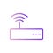 Illustration WiFi Icon For Personal And Commercial Use.