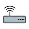 Illustration WiFi Icon For Personal And Commercial Use.