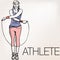 Illustration of woman training with jump rope