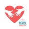 Illustration for the World Blood Donor Day.