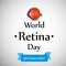 Illustration of World Retina Day Background