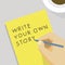 Illustration of `Write your own story`