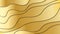 The illustrations and clipart. 3D view waves in Gradient-gold slices