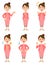 The Illustrations of pregnant women