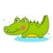 Illustrator of Alligator cartoon