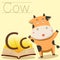 Illustrator of C for Cow vocabulary