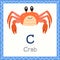 Illustrator of C for Crab animal