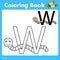 Illustrator of color book with worm animal