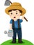 Illustrator of farmer