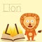 Illustrator of L for Lion bee vocabulary