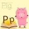 Illustrator of P for Pig vocabulary