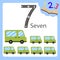 Illustrator of seven number van