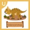 Illustrator of U for Dinosaur Udanoceratops