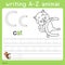 Illustrator of writing a-z animal c