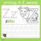 Illustrator of writing a-z animal z