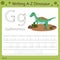 Illustrator of writing a-z dinosaur G