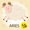 Illustrator of Zodiac with aries