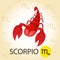 Illustrator of Zodiac with scorpio