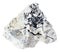 ilmenite (manaccanite) in rough stone on white