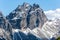 Ilmspitze pinnacles in the Stubai Alps in Tyrol, Austria