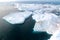 Ilulissat Ice Fjord & x28;jakobshavn& x29; near Ilulissat in Summer