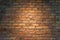 Iluminated Brick wall texture