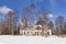 Ilyinsky Churchyard, Verhovazhsky District, Vologda Region, Russia. Crumbling Church of Elijah the Prophet