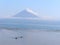 The Ilyinsky volcano on Russia`s Kamchatka Peninsula