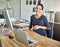 Im so happy my company offers paid maternity leave. Cropped portrait of a pregnant businesswoman working on her computer