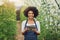 Im managing my farm the smart way. Cropped portrait of an attractive young female farmer using a tablet while checking