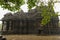 Image of Ambreshwar Shiv Temple In Heavy Rain, Full shot, Historic 11th-century Hindu temple