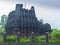 Image of Ambreshwar Shiv Temple In Heavy Rain, Full shot, Historic 11th-century Hindu temple