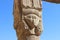 The image of the ancient goddess Hathor at Dendera