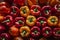 Image An artistic portrayal of paprika bell peppers in photography