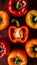 Image An artistic portrayal of paprika bell peppers in photography
