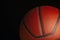 Image of basketball dark background