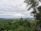 Image of beautiful green landscape from peak Bukit Merah Karambunai,Sabah.