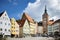 An image of the beautiful Landsberg am Lech, in autumn, at Bavaria Germany